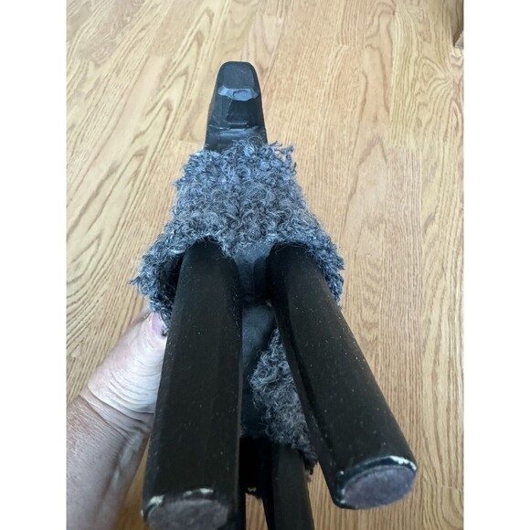 IKEA STOLLE Dala Horse‎ By Katarina Brieditis Black Wood Figurine Sweden 2001 - Picture 6 of 9